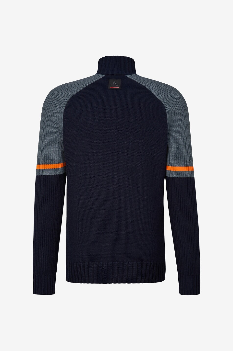 BOGNER FIRE + ICE Materialmix-Ski-Pullover Troyer Vades Herren DUNKELBLAU 2
