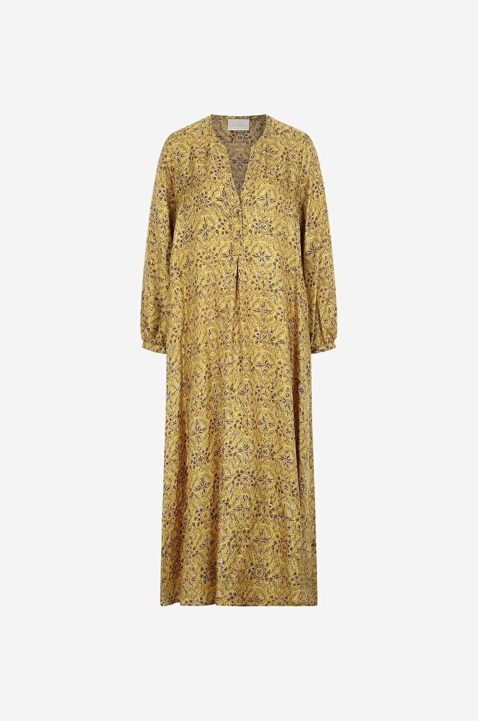 Robe longue en soie Amede
