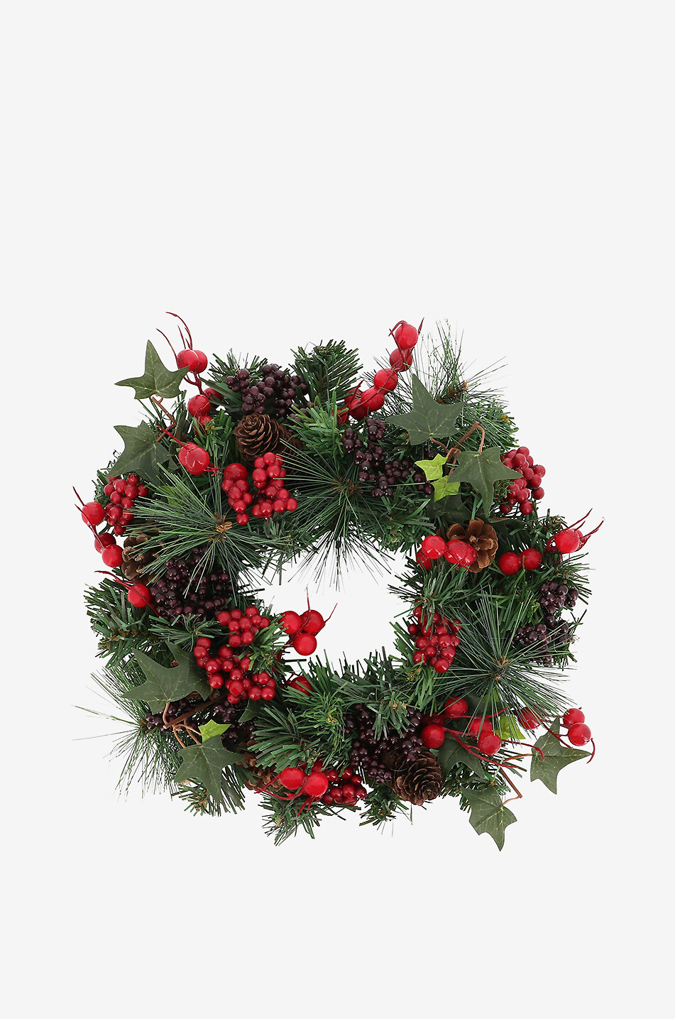 ENCHANTE Couronne de Noël avec baies des bois Maison MULTICOLORE 1
