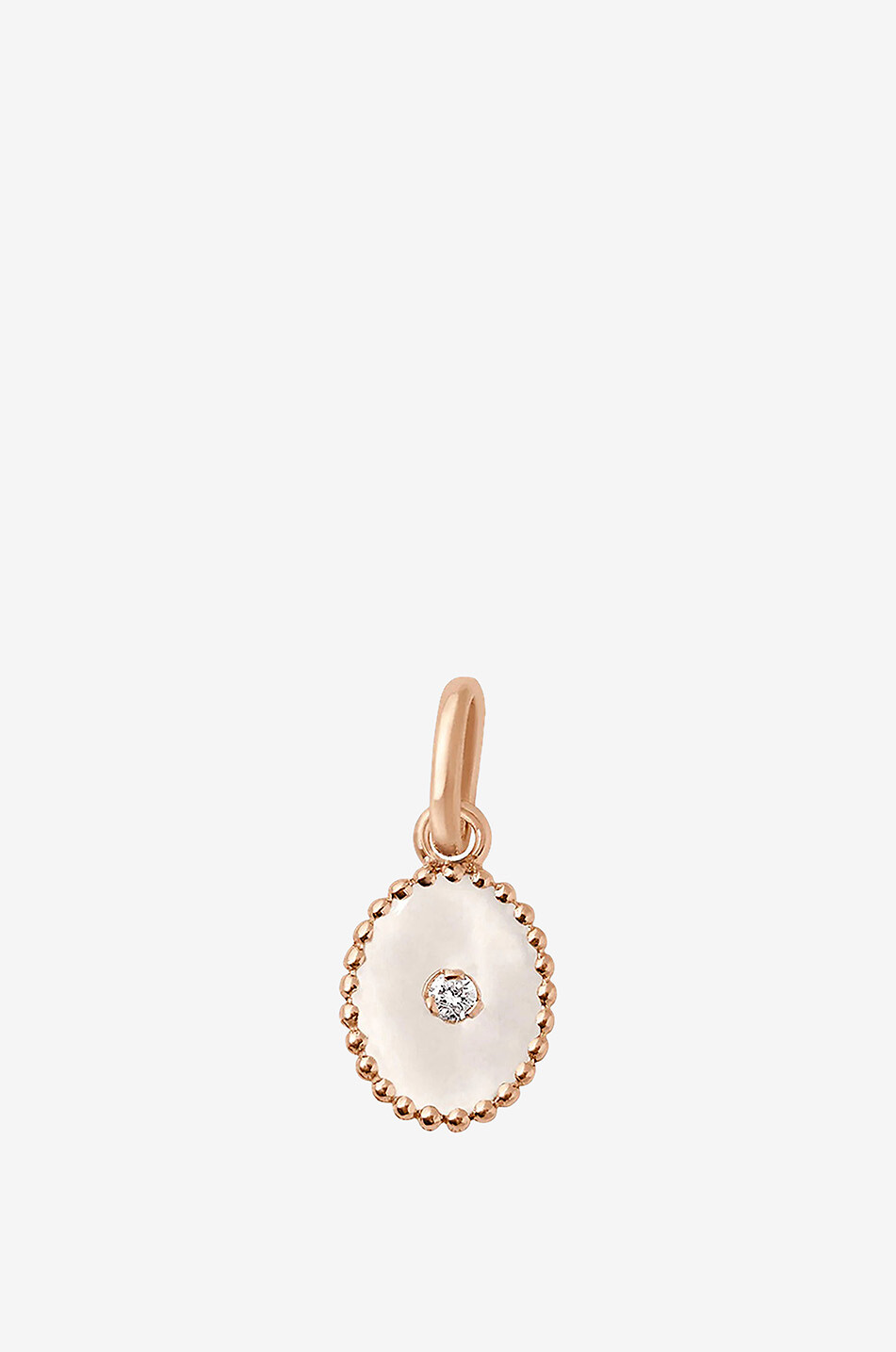 Étoile du Nord Blanc pink gold and diamond pendant