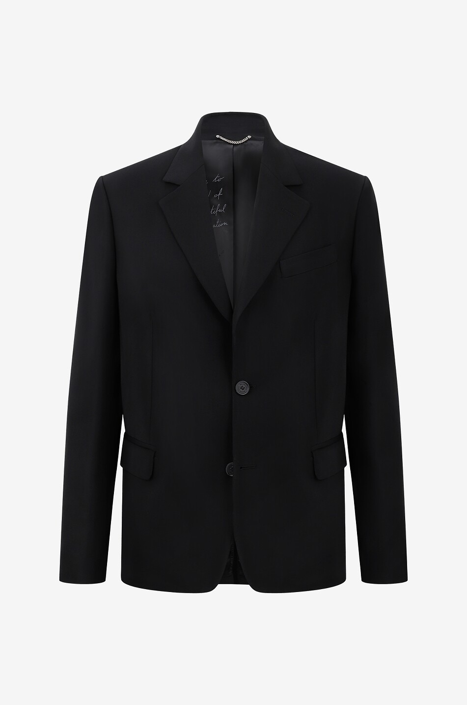 Blazer en viscose et laine vierge