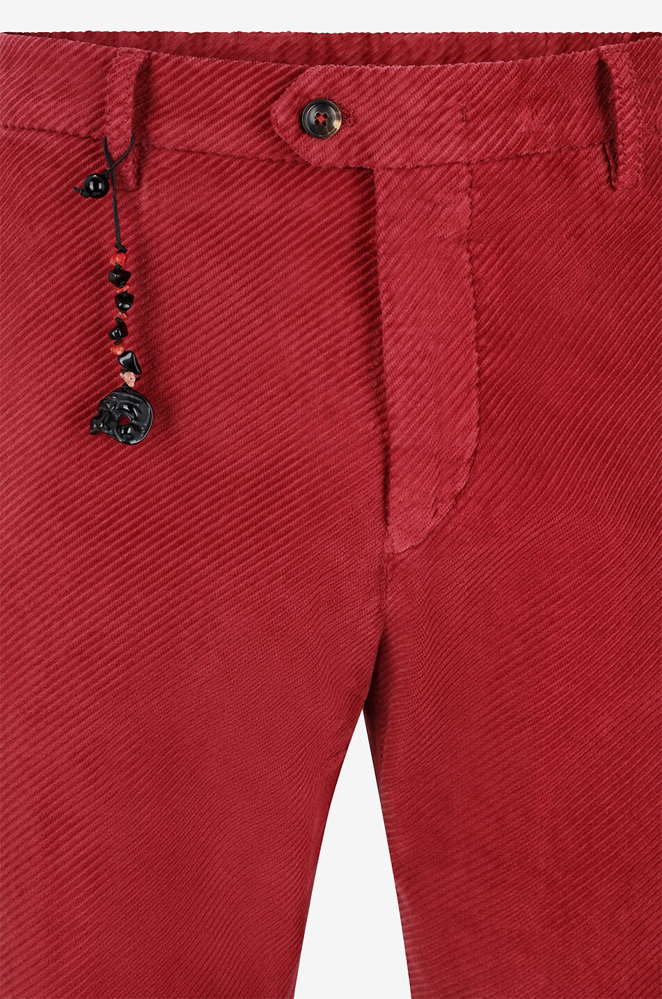 MARCO PESCAROLO Pantalon slim en coton Evo Homme ROUGE MOYEN 3