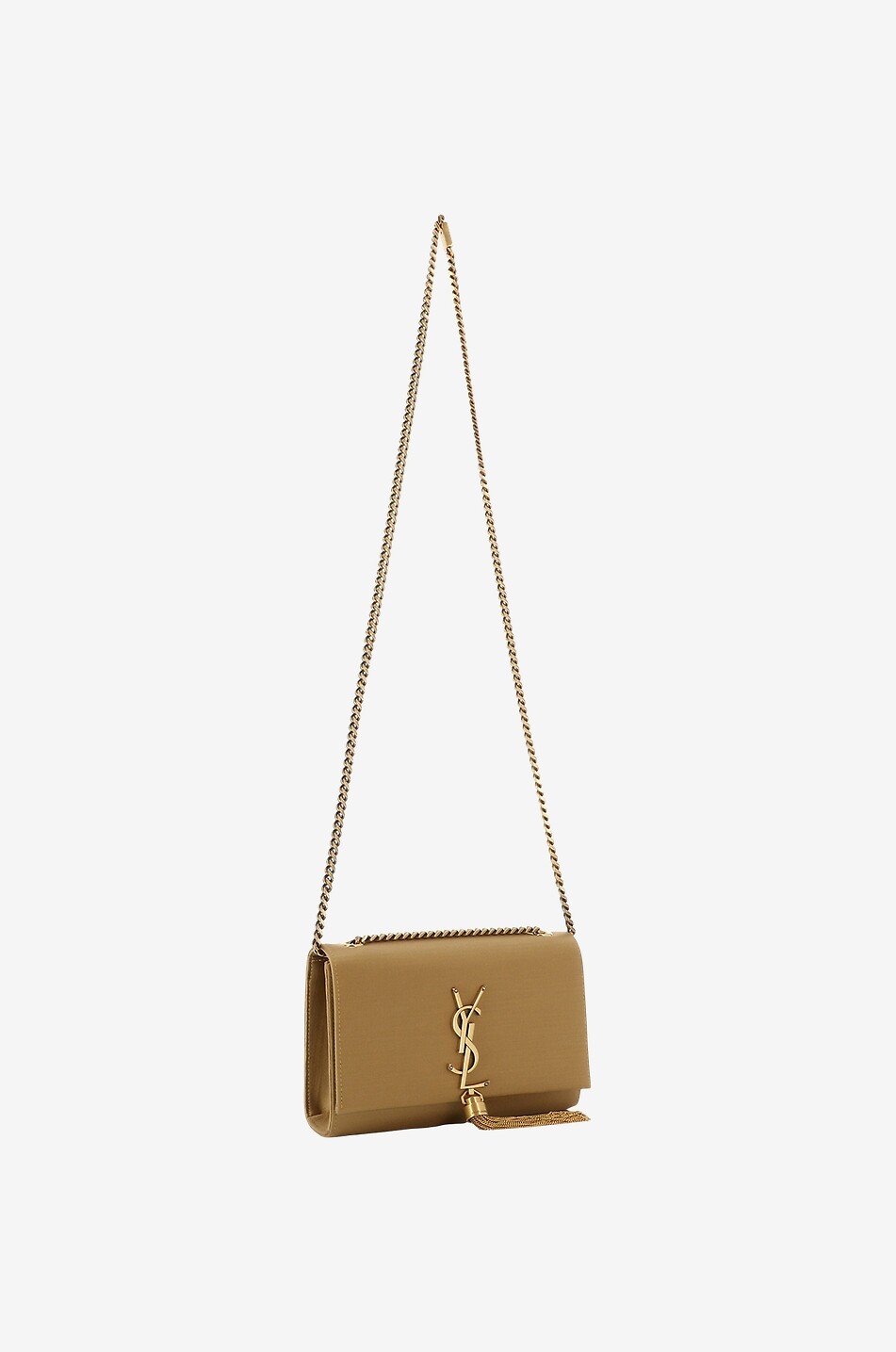 SAINT LAURENT PARIS Sac à main en coton Kate Femme DORE 5