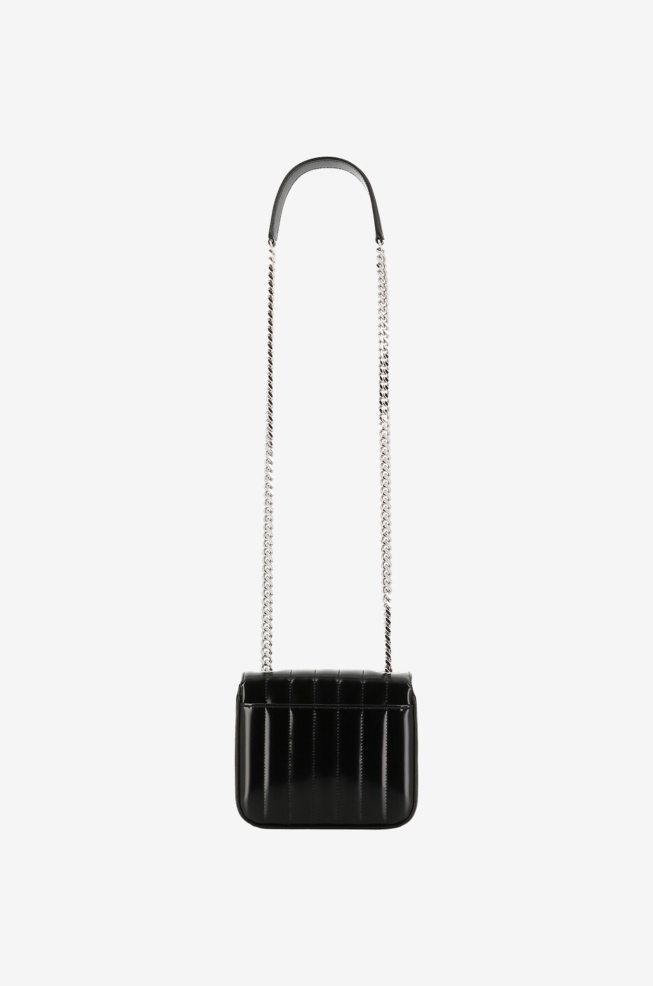 SAINT LAURENT PARIS Vicky calf leather handbag Women BLACK 5