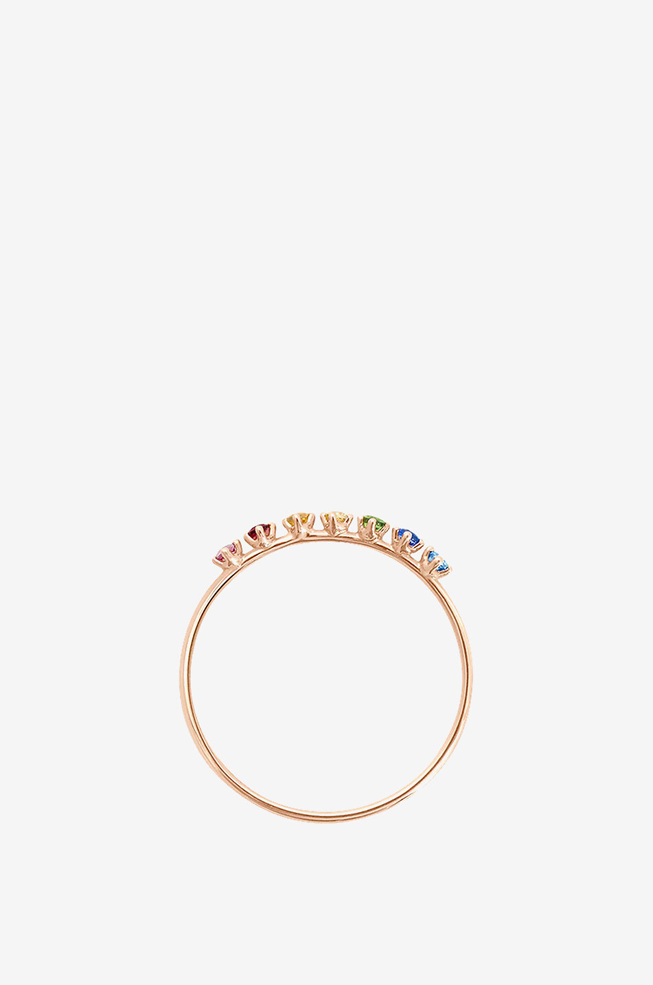 VANRYCKE Bague en or rose et pierres précieuses Stardust Rainbow Femme ROSE 3