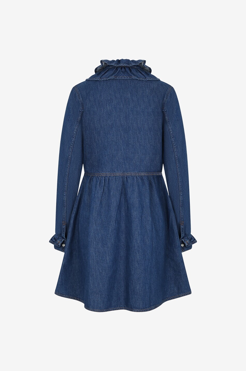BALZAC PARIS Mini robe en denim bio Belkis Femme BLEU FONCE 2