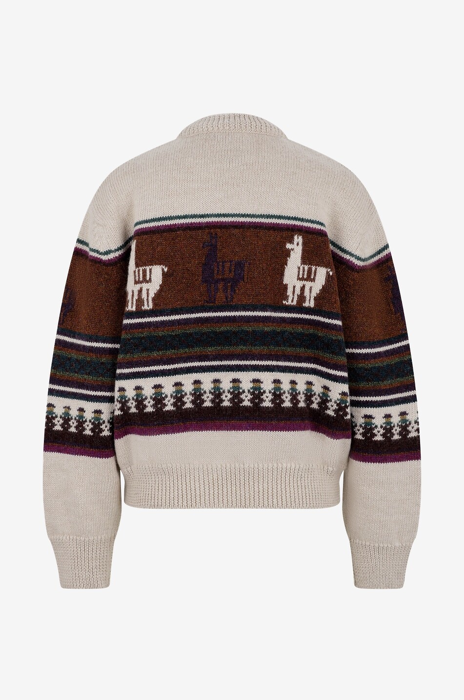 SOEUR Pull jacquard épais Vivien Femme MULTICOLORE 2