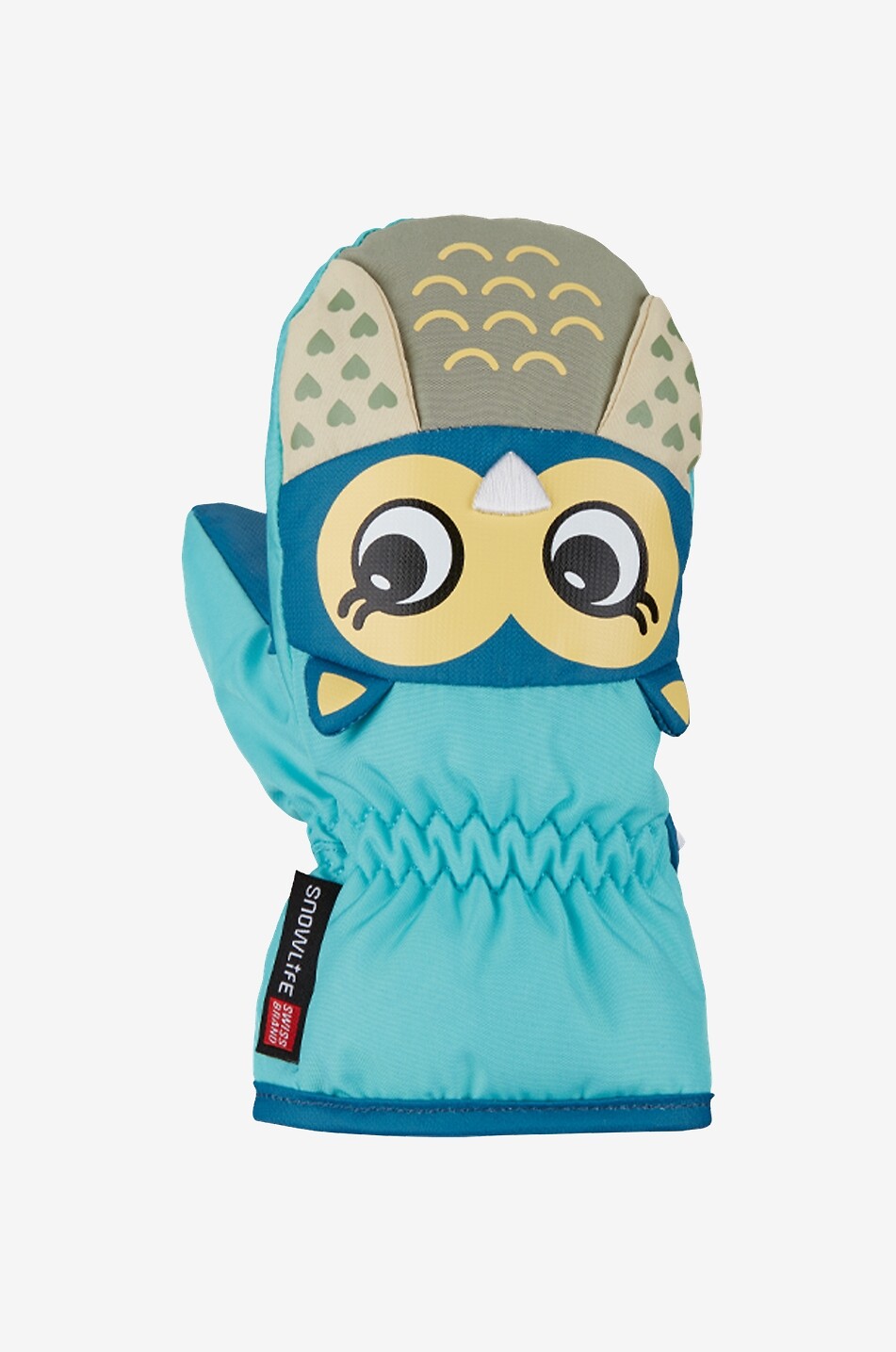 SNOWLIFE Kinder-Skihandschuhe Animal Mitten Unisex BLAU 1