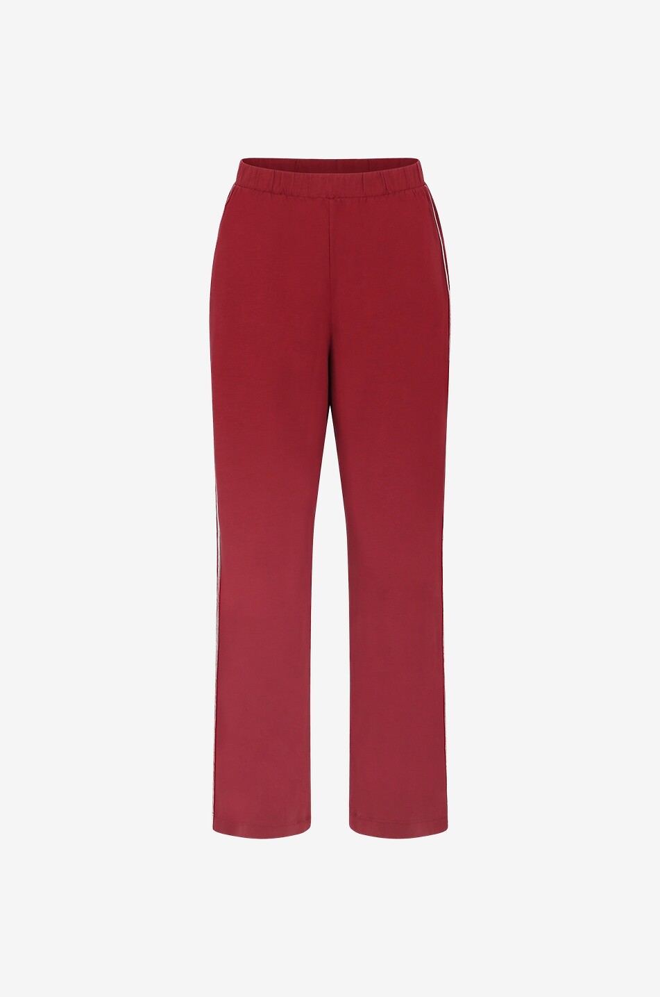 SKIN Pyjama en coton pima biologique Cayla Femme ROUGE FONCÉ 3