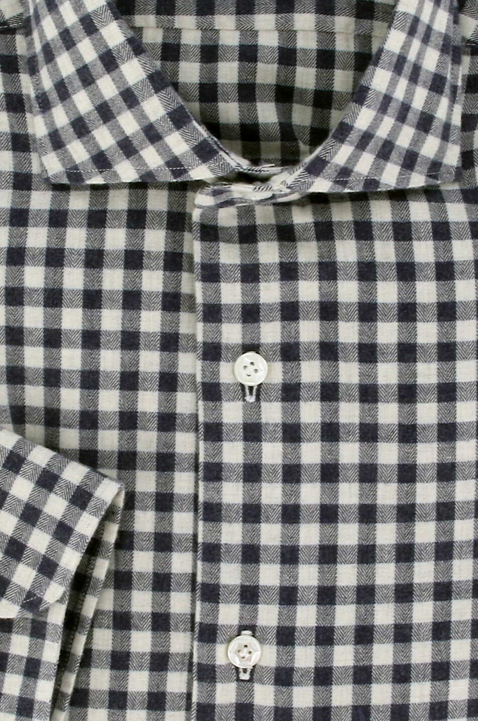 BARBA Langärmeliges Hemd aus Baumwolle mit Vichykaros Dandylife Herren MITTELBLAU 2