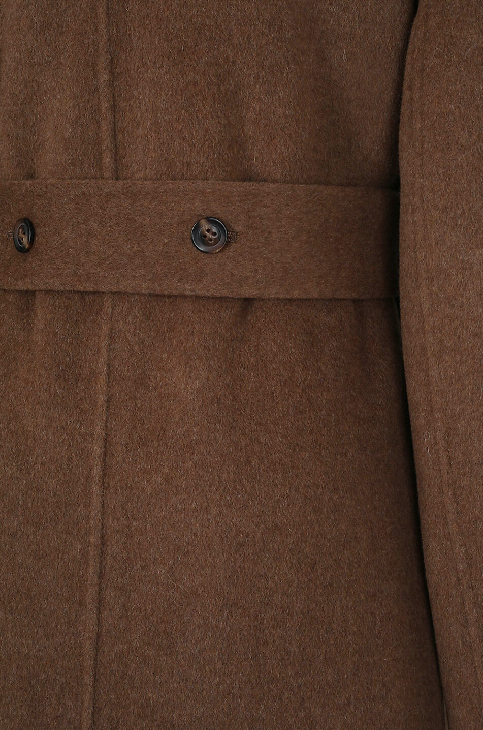 SOEUR Vancouver double-layer belted coat Women MEDIUM BROWN 3