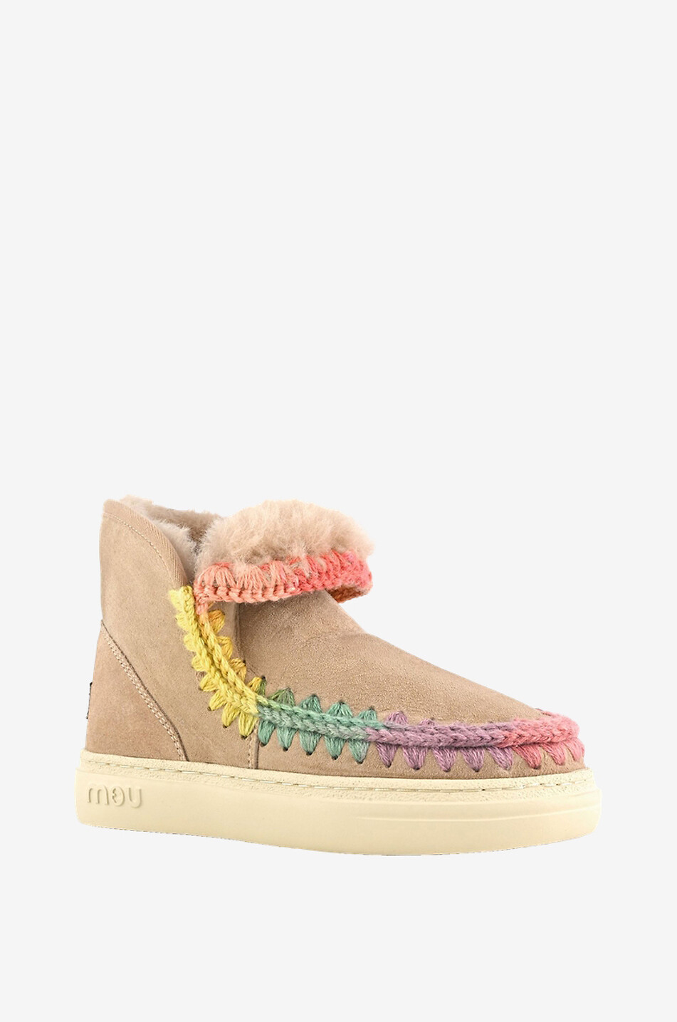 Bottines chaudes en daim Eskimo Sneaker Rainbow Stitching