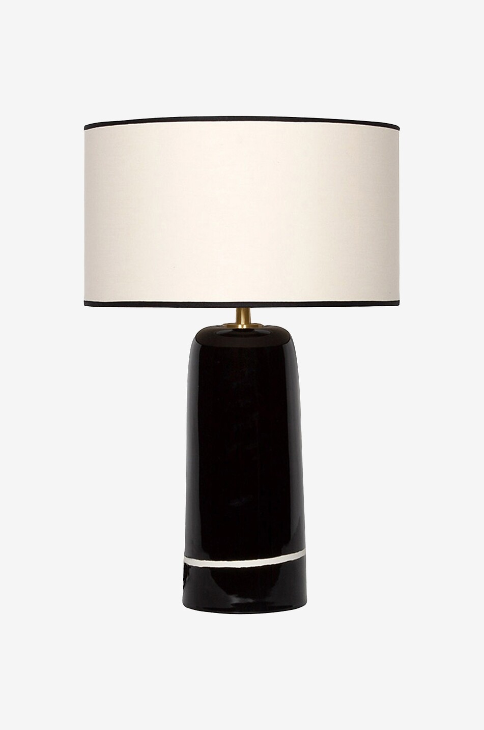 MAISON SARAH LAVOINE Tischlampe mit Keramikfuss Sicilia - H60 Haus SCHWARZ 1