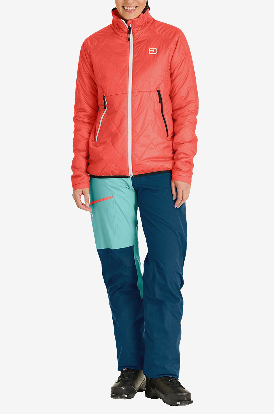 ORTOVOX Veste de ski de randonnée Swisswool Piz Vial W Femme ROUGE 4