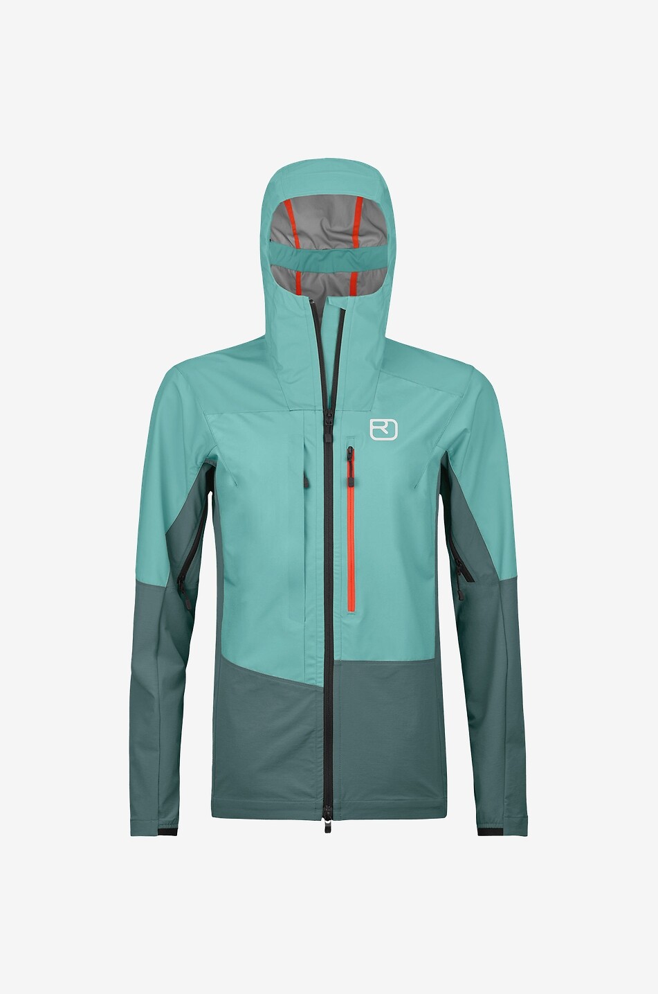 ORTOVOX Mesola W lightweight bi-material freeride jacket Women BLUE 1