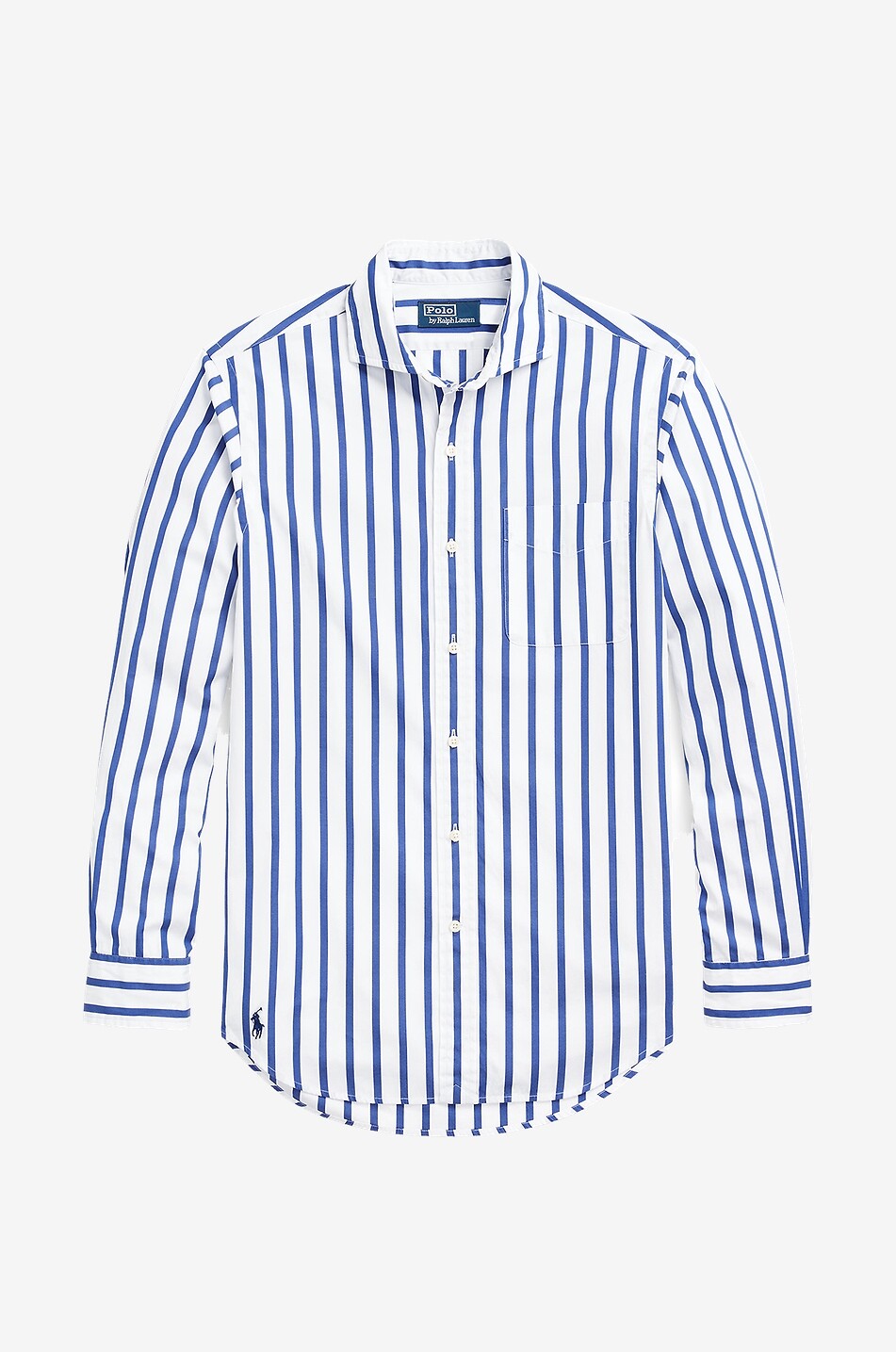 Custom Fit shirt with vertical stripes