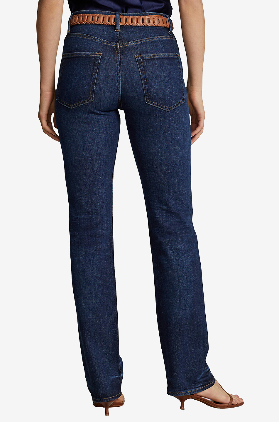 Ralph lauren women's classic straight leg jeans best sale