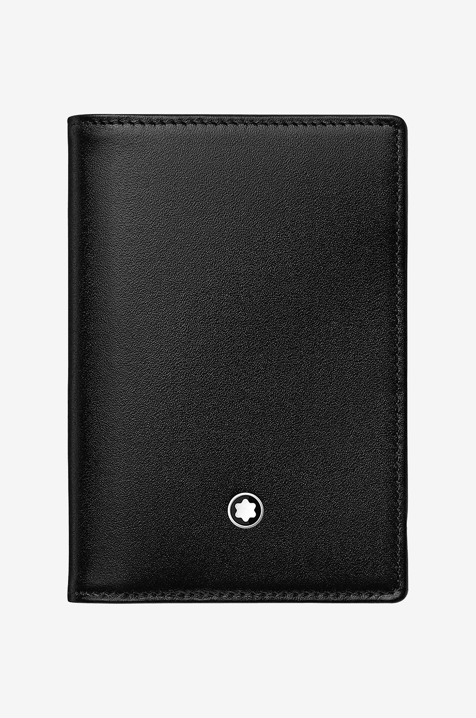 MONTBLANC Meisterstück smooth leather business card holder Men BLACK 1