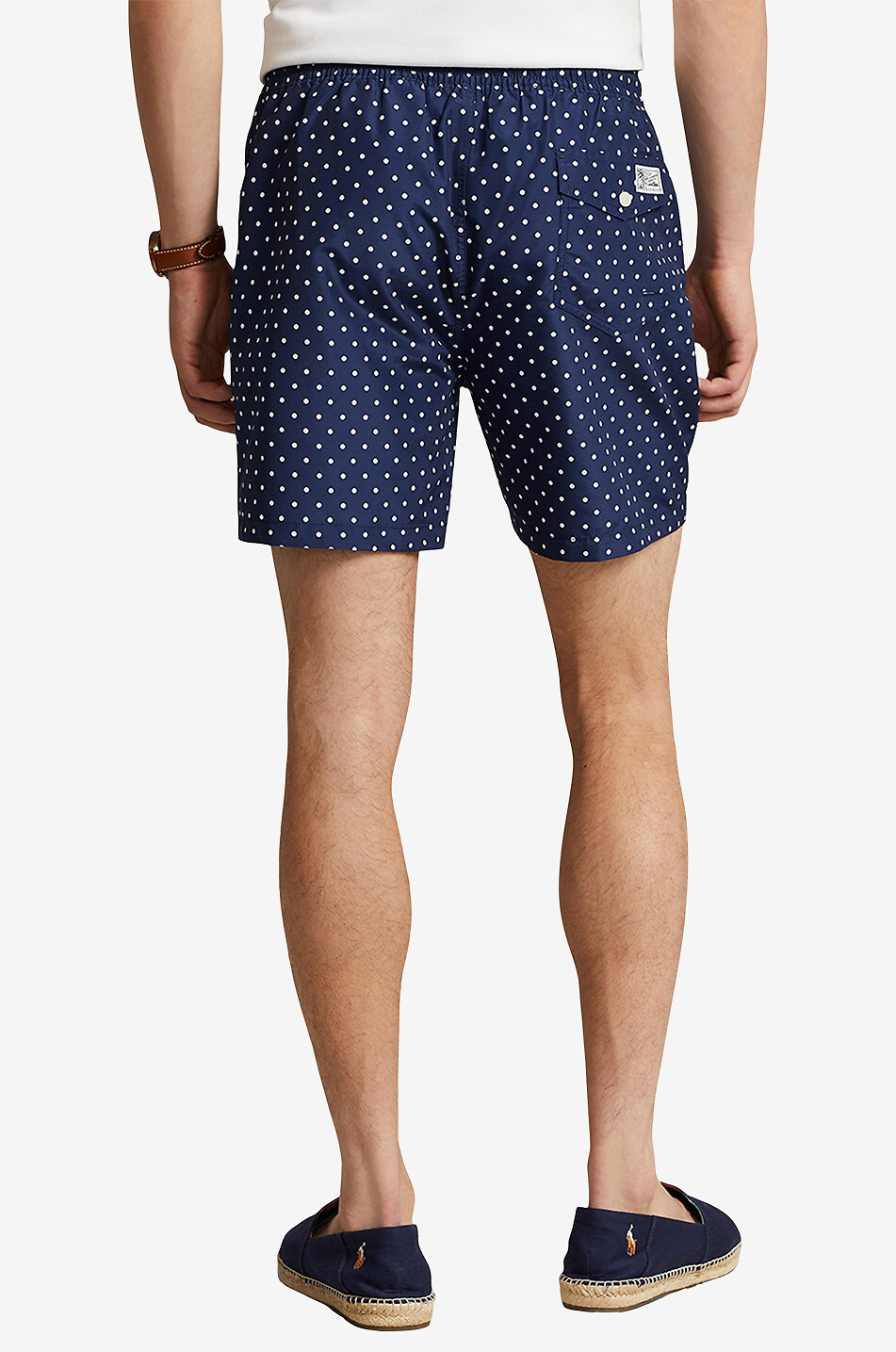 Mens polka dot swim trunks online