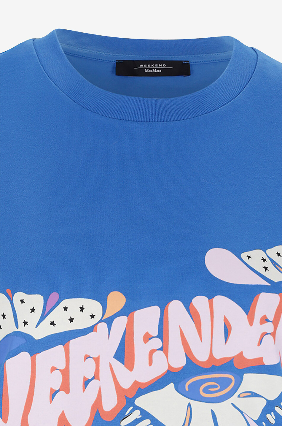 WEEKEND MAX MARA Sante short-sleeved printed T-shirt Women BLUE 3