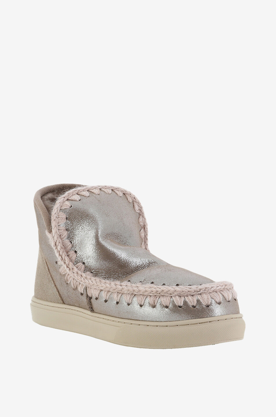 Eskimo Sneaker metallic padded ankle boots
