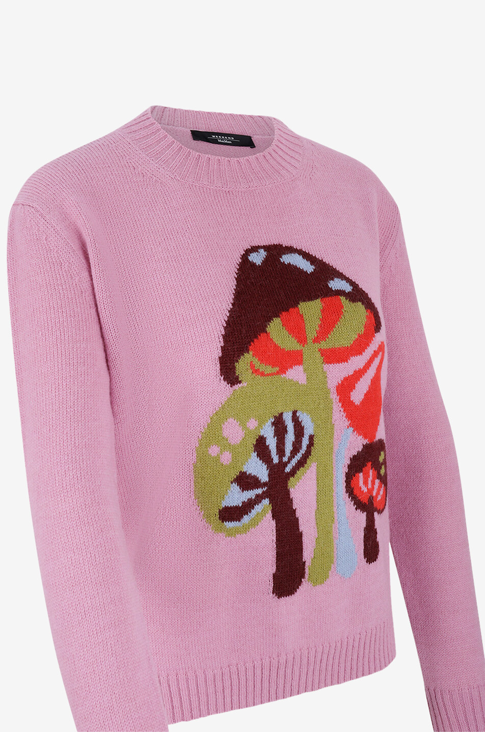 WEEKEND MAX MARA Toscana mushroom jacquard jumper Women PINK 3