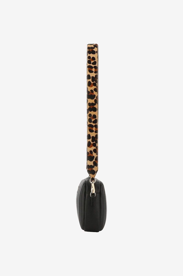 BALZAC PARIS Gesteppte Camera-Tasche aus Leder César Damen SCHWARZ 3