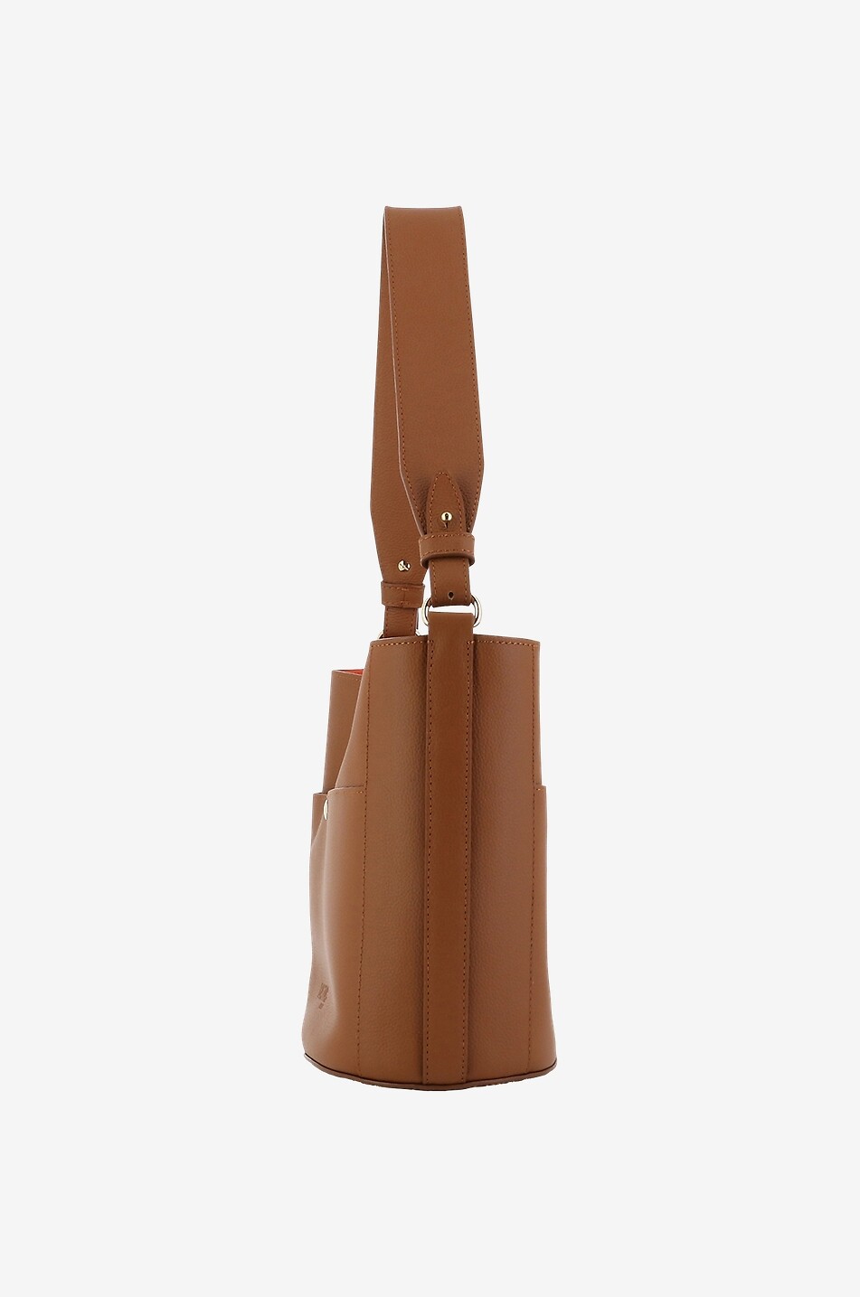 BALZAC PARIS Bucket-Tasche aus genarbtem Leder Sofia Damen HELLBRAUN 4