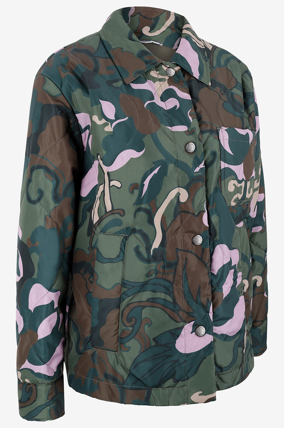WEEKEND MAX MARA Bolivia quilted nylon shirt jacket Women GREEN 3