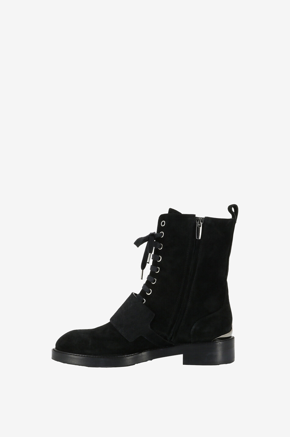 BONGENIE Biker spirit suede ankle boots Women BLACK 3