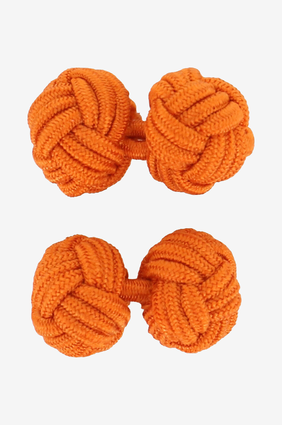 WARMAN Manschettenknöpfe aus Stoff Herren ORANGE 1