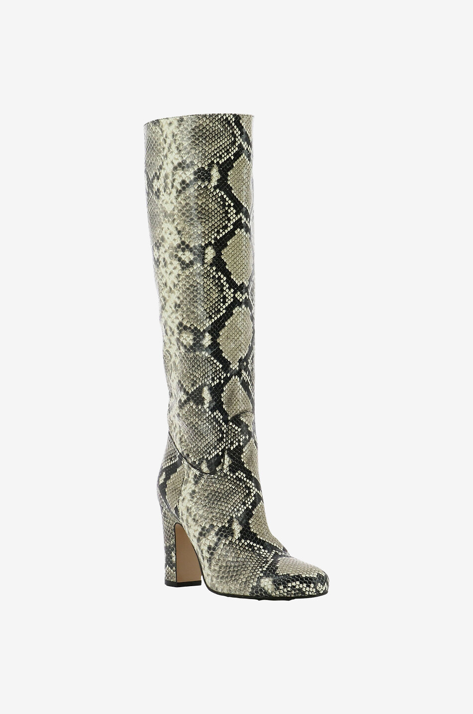 BONGENIE Bottes à talon effet python Tube Zip Femme MULTICOLORE 1