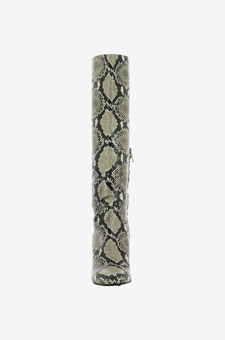 BONGENIE Bottes à talon effet python Tube Zip Femme MULTICOLORE 2
