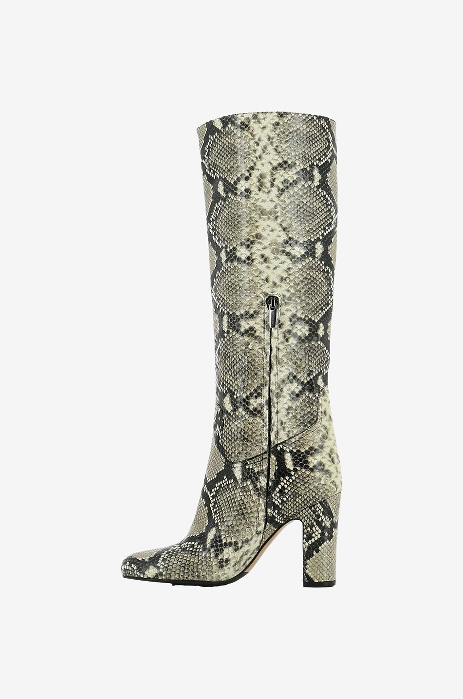 BONGENIE Bottes à talon effet python Tube Zip Femme MULTICOLORE 3