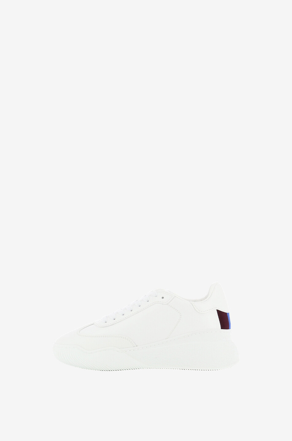 STELLA McCARTNEY Niedrige Sneakers aus Kunstleder Loop Lace-Up Damen WEISS 3