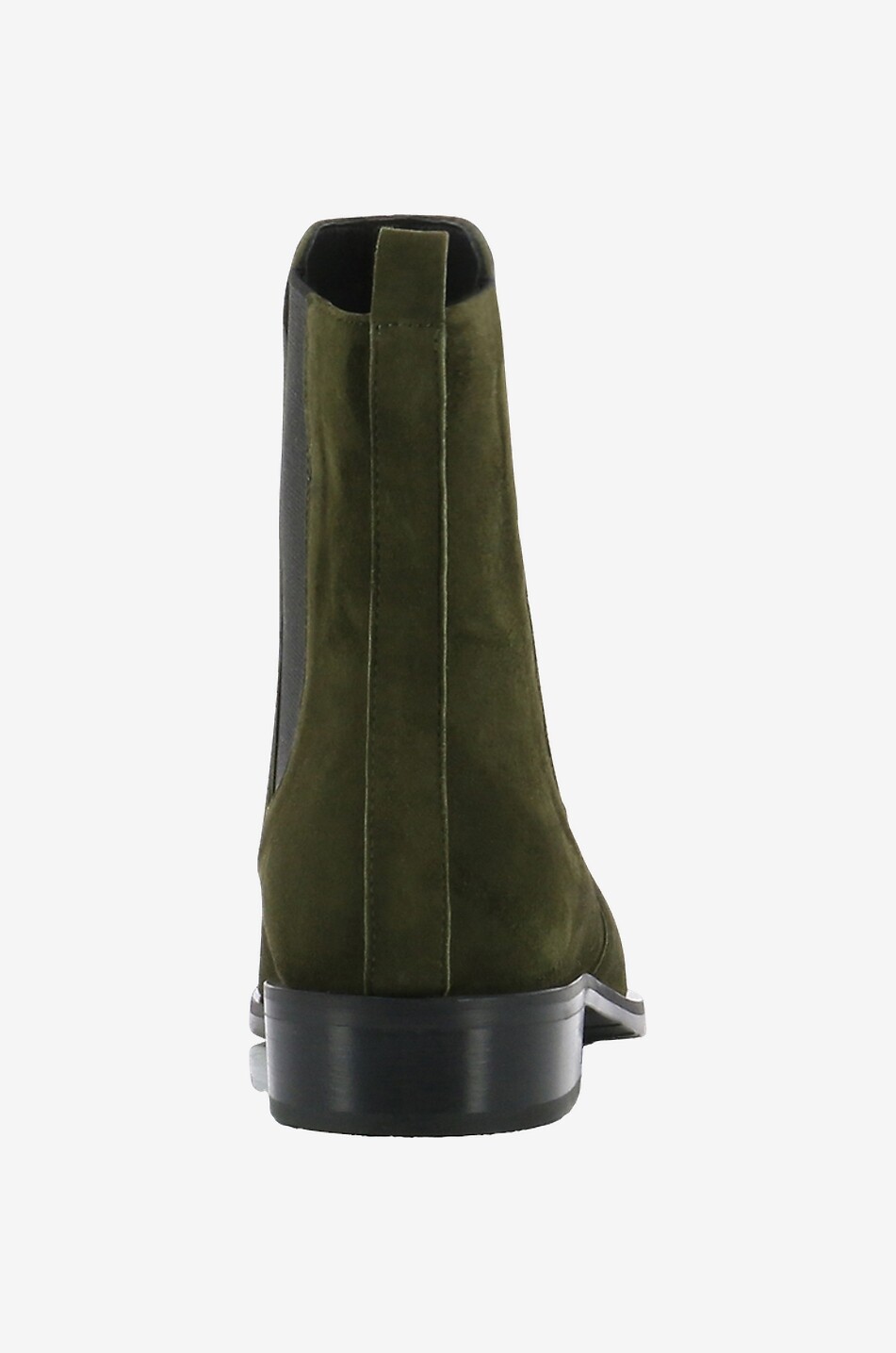 BONGENIE Flache Stiefeletten aus Wildleder Damen DUNKLES KHAKI 4