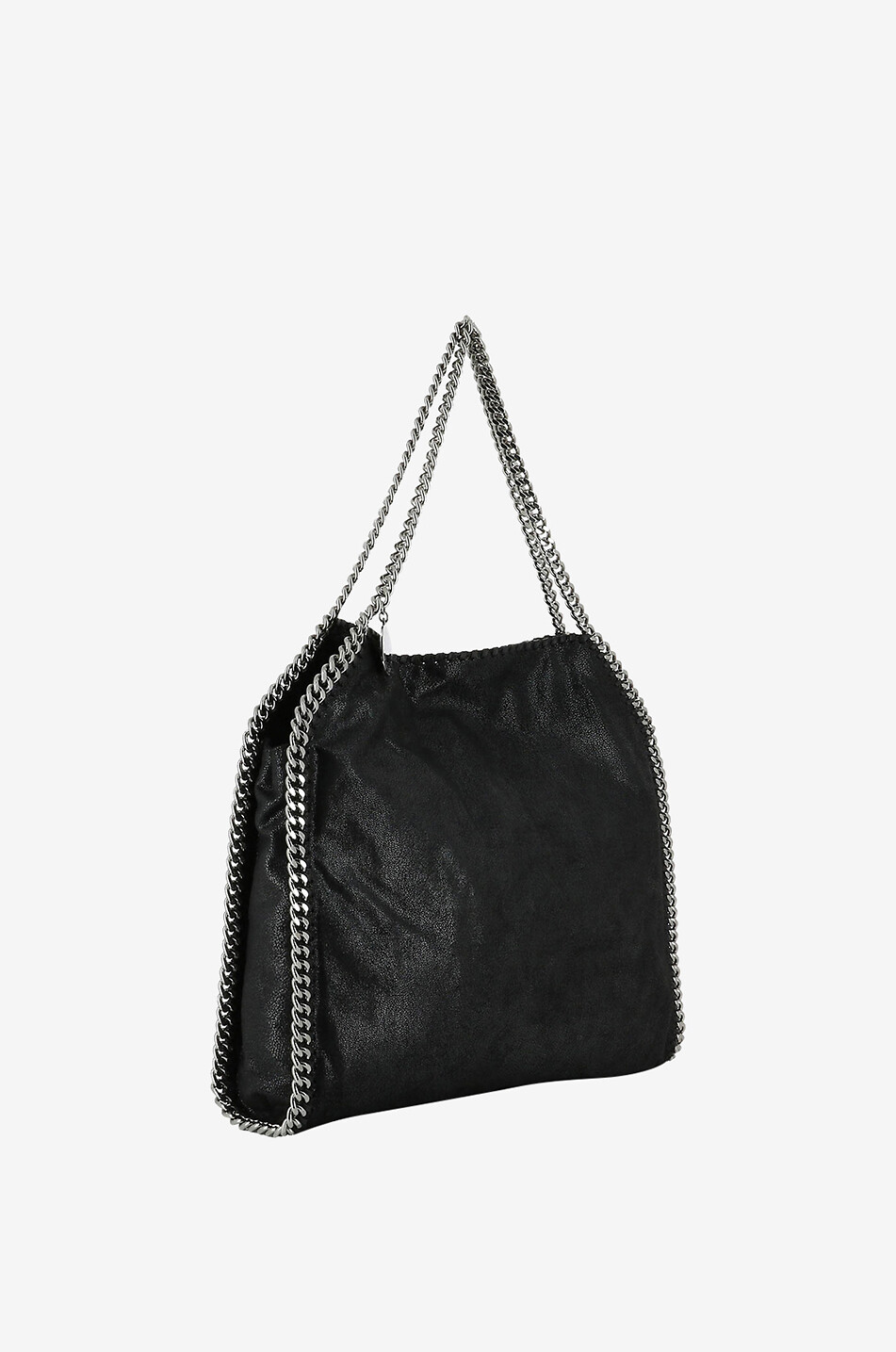 STELLA McCARTNEY Sac cabas en daim synthétique Falabella Shaggy Deer Small Femme NOIR 2