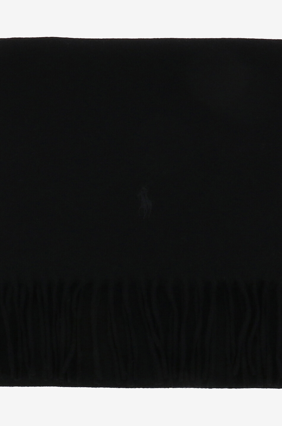 POLO RALPH LAUREN Polo M Classics embroidered cashmere scarf Men BLACK 3