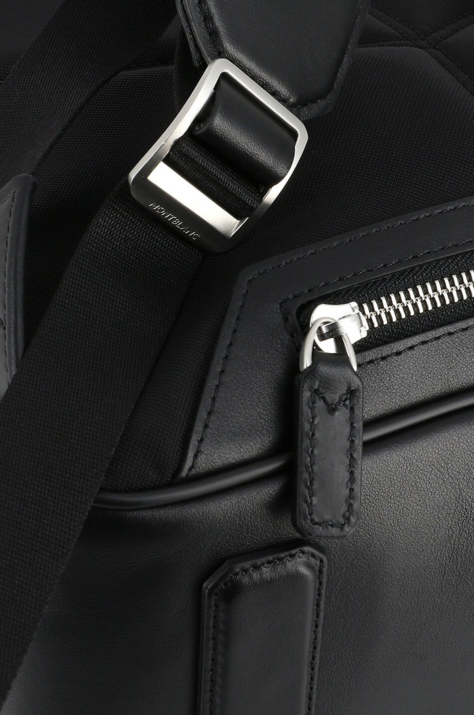 MONTBLANC Meisterstück Urban smooth leather backpack Men BLACK 4