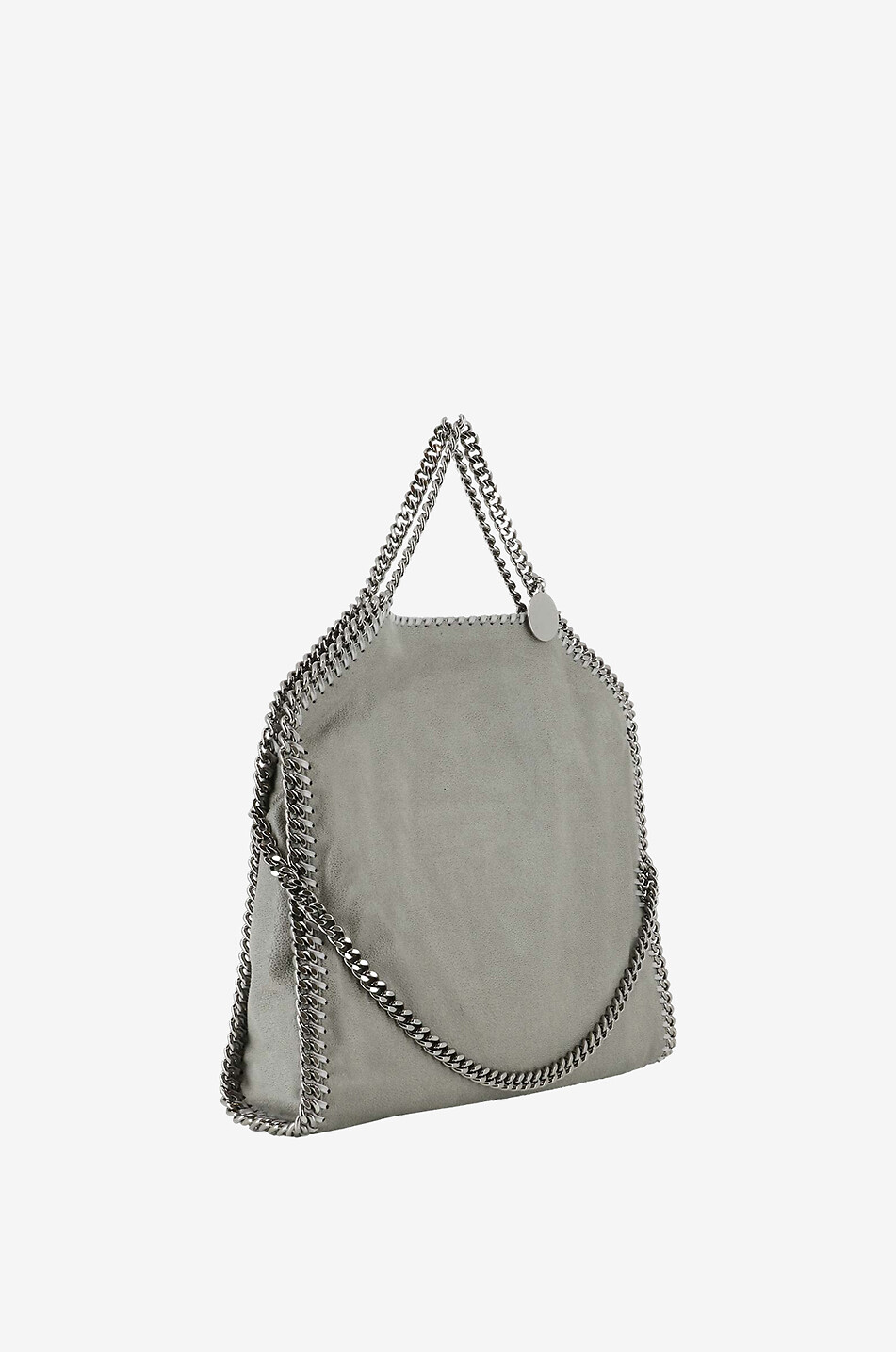 STELLA McCARTNEY Falabella Shaggy Deer faux suede tote bag Women LIGHT GREY 2