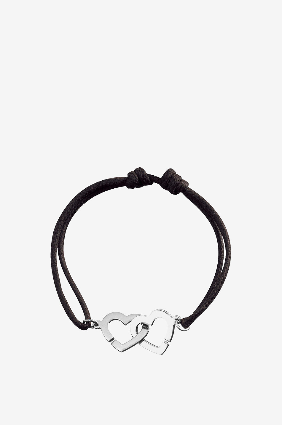 Bracelet corde Double Coeurs