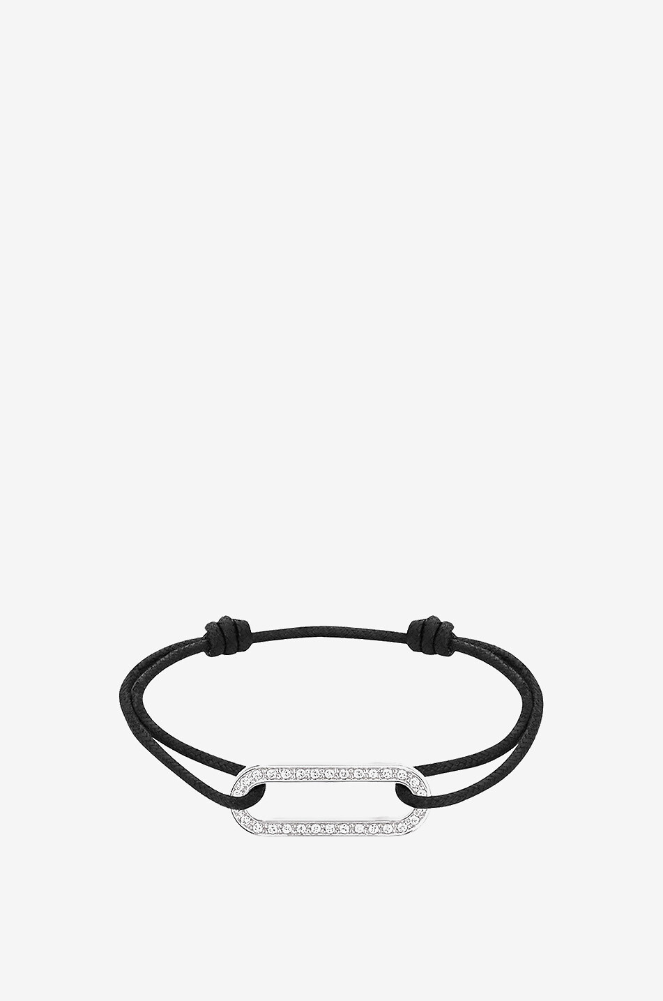DINH VAN Kordelarmband Maillon L mit Diamanten Damen WEISS 1