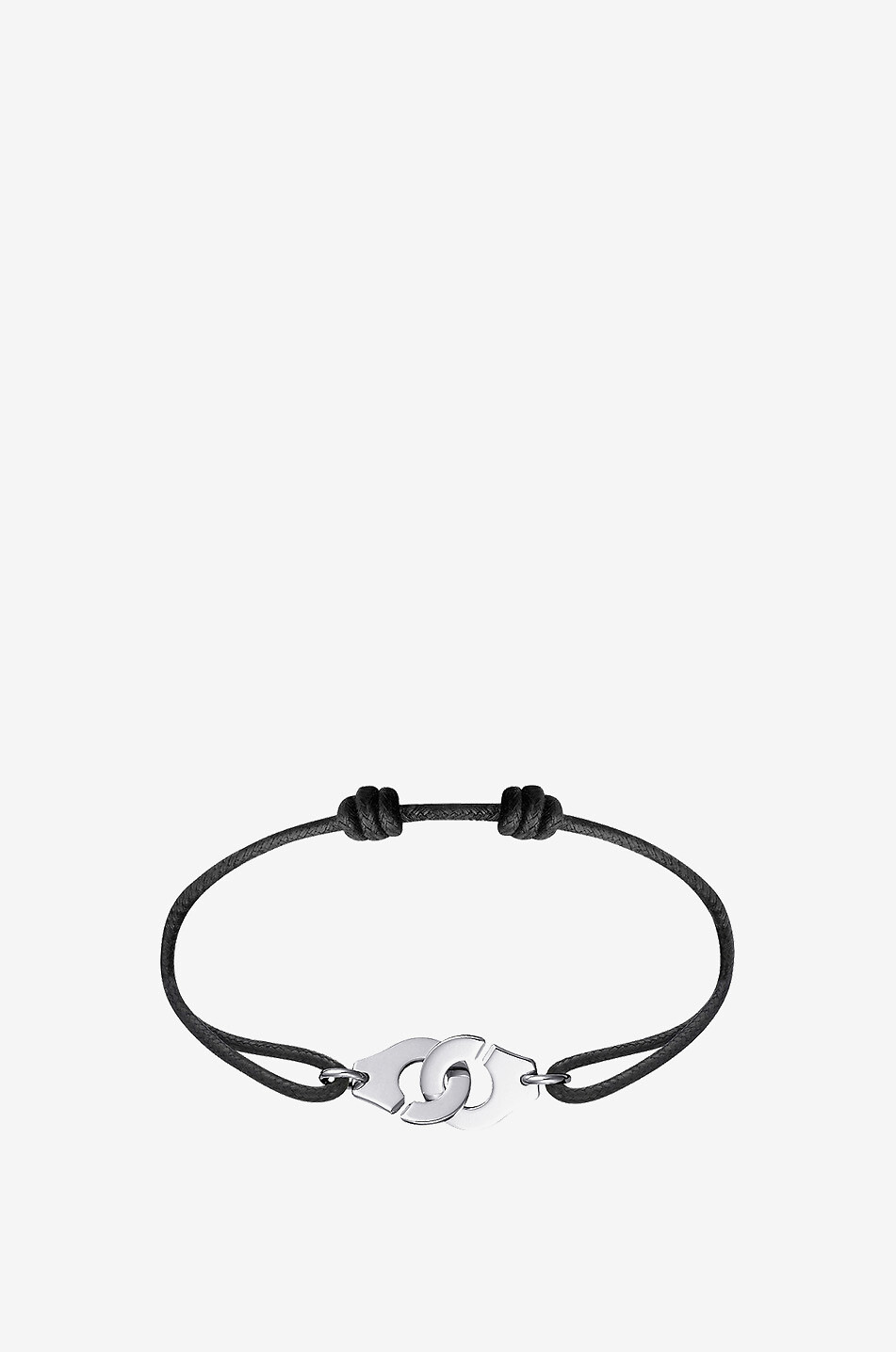 DINH VAN Bracelet cordon Menottes R12 or blanc Femme BLANC 1