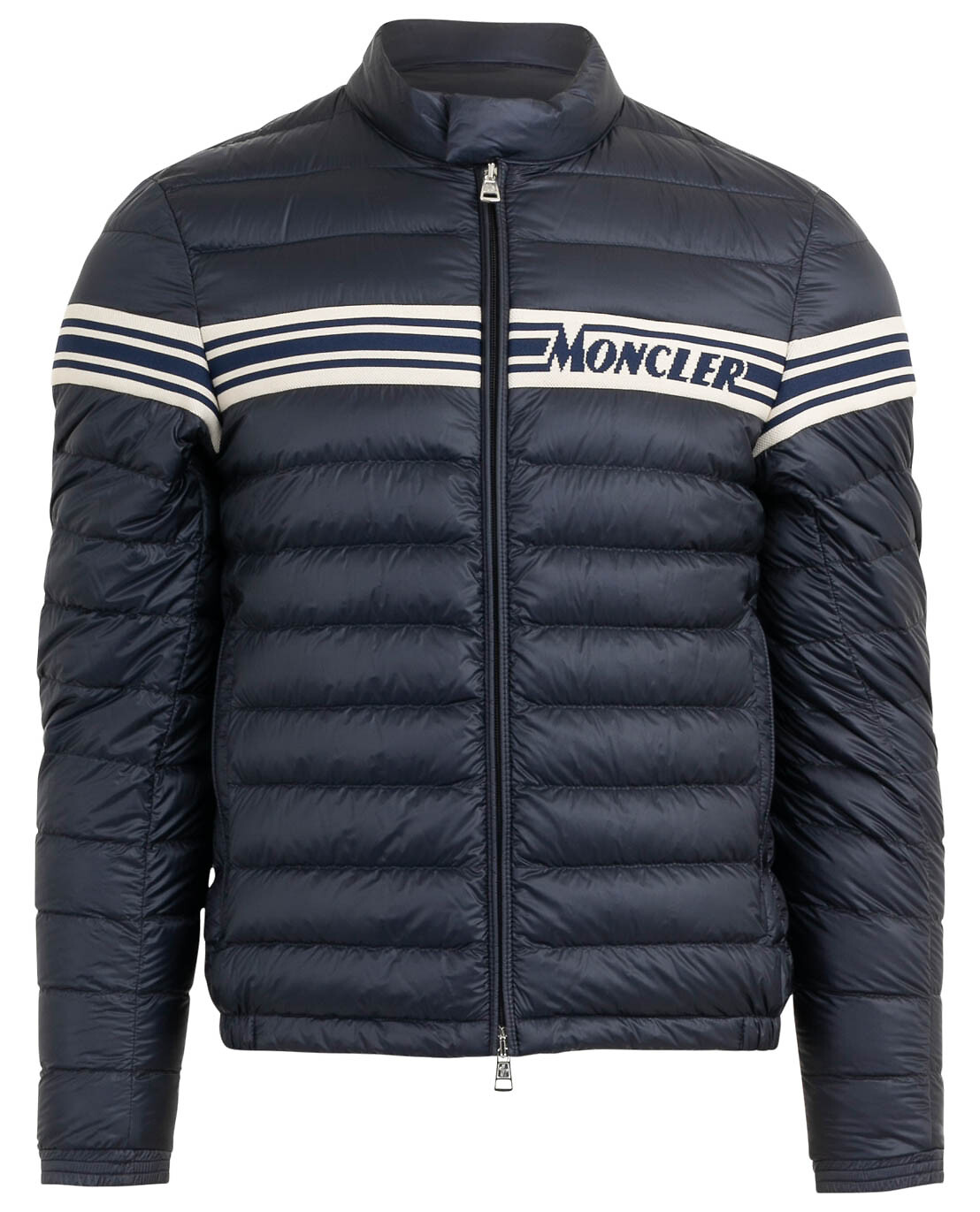 Leichte Daunenjacke mit Logo-Strickdetail Renald