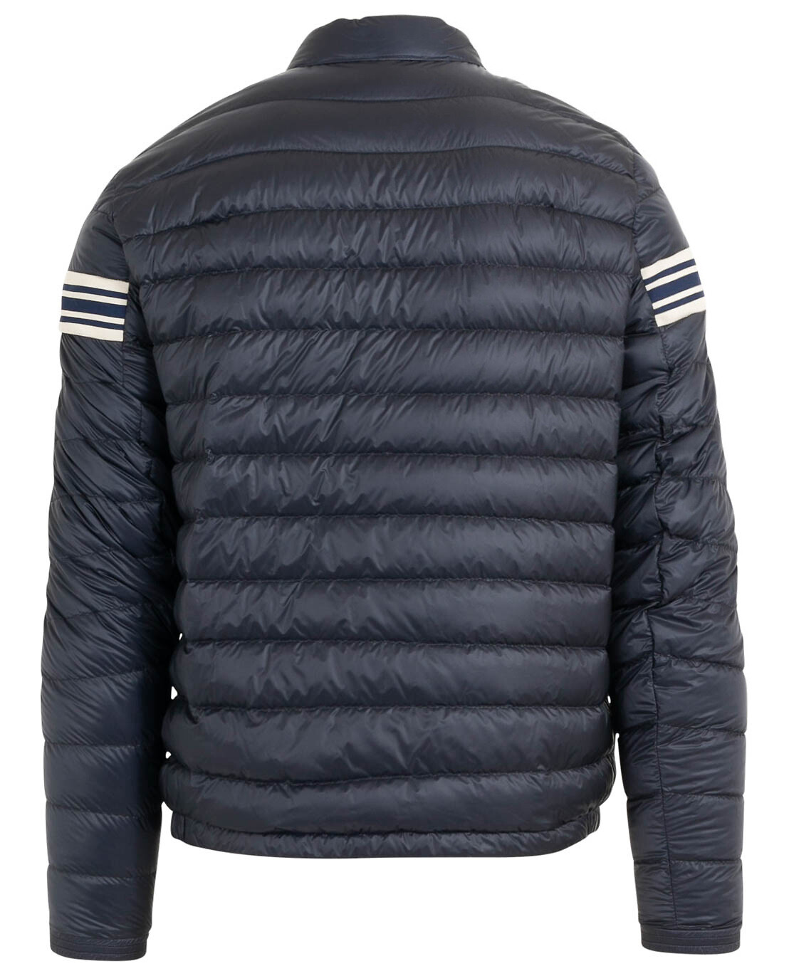MONCLER Leichte Daunenjacke mit Logo-Strickdetail Renald Herren DUNKELBLAU 2