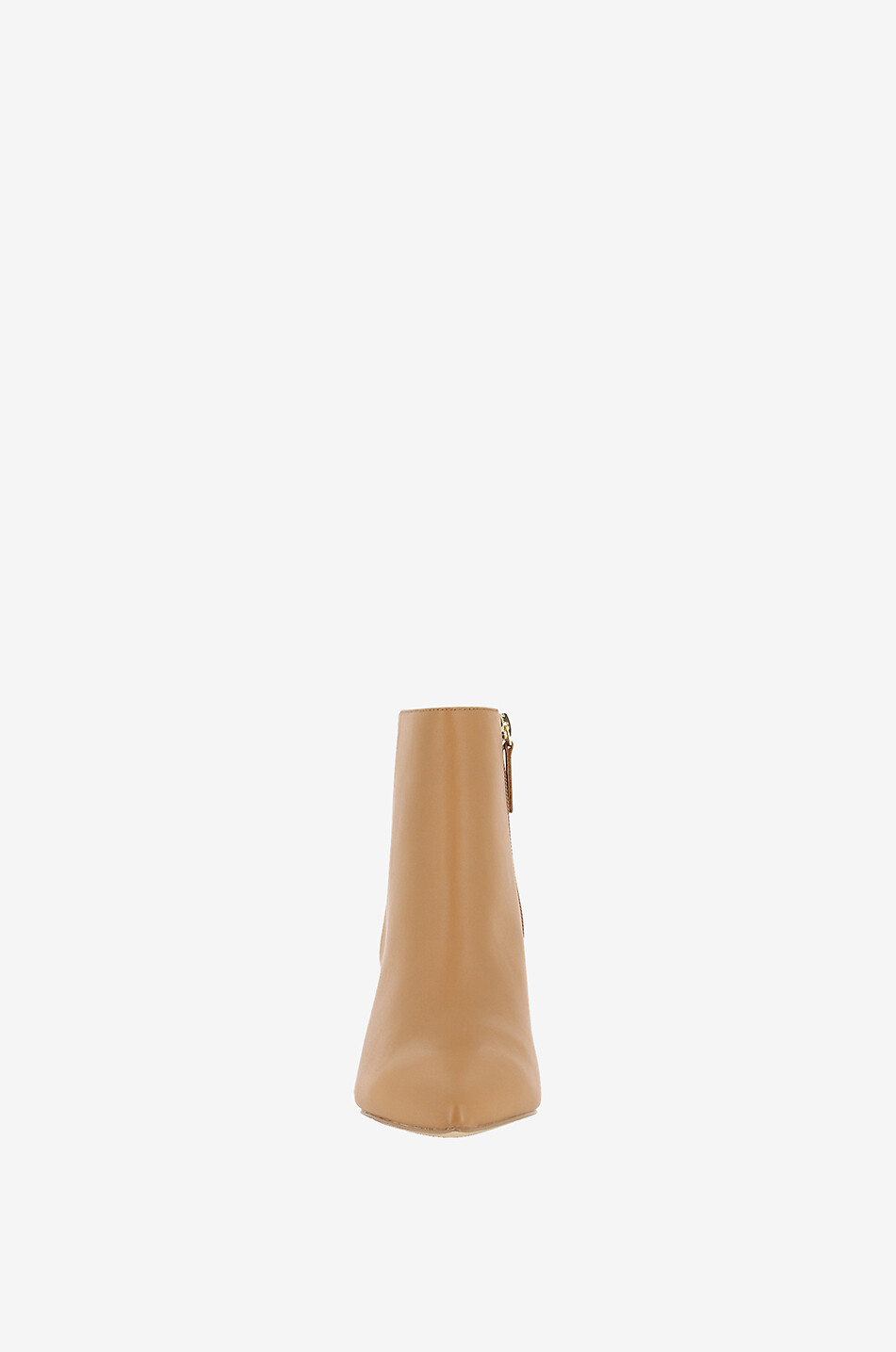 KURT GEIGER LONDON Burlington 60 pointy toe heeled leather ankle boots Women CAMEL 2