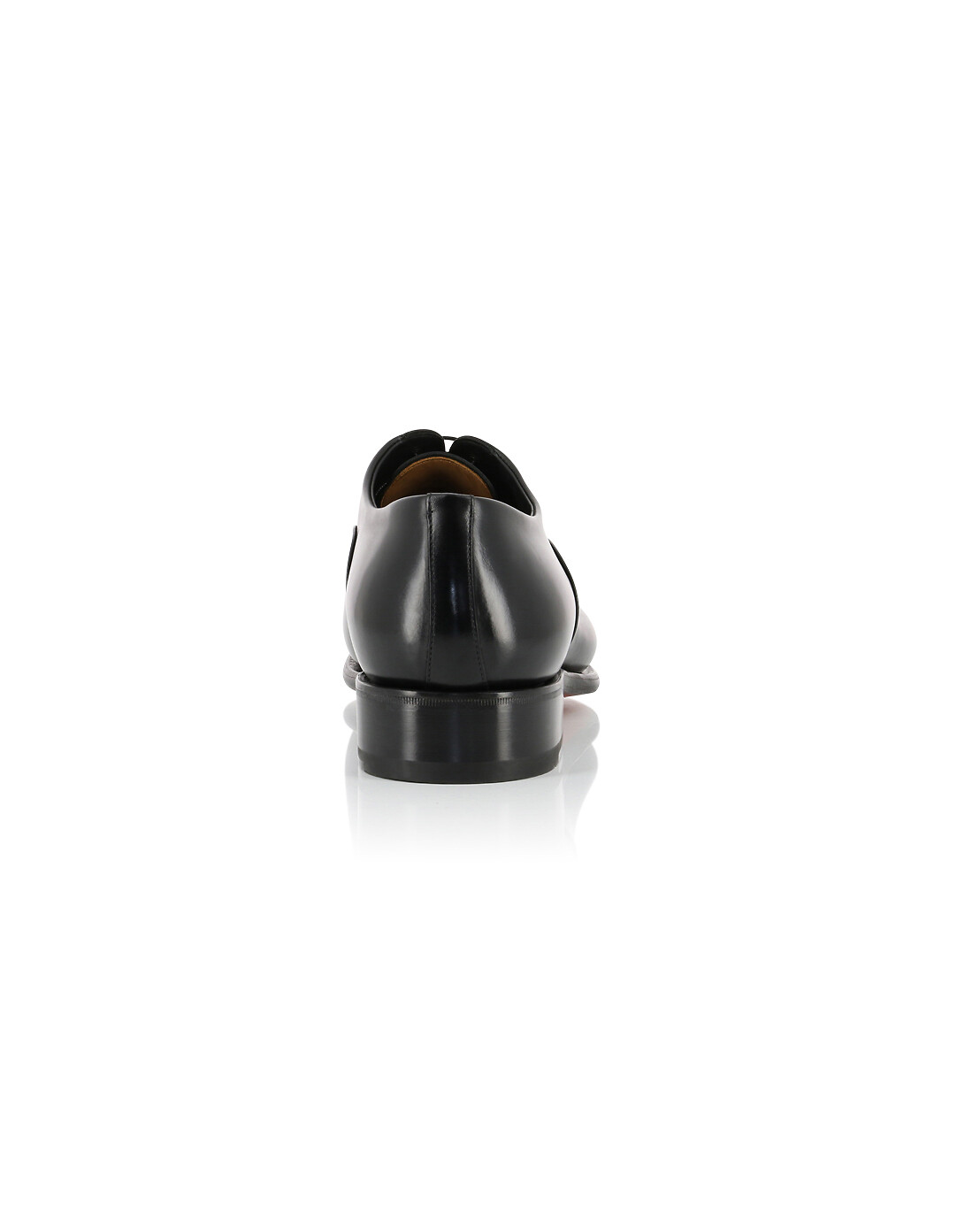 SANTONI Richelieus en cuir lisse Homme NOIR 4