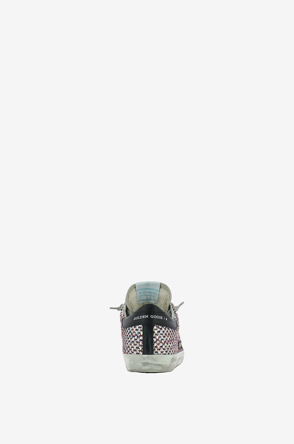 GOLDEN GOOSE Irisierende Stoff- und Wildledersneakers im Used-Look Superstar Damen BUNT 4