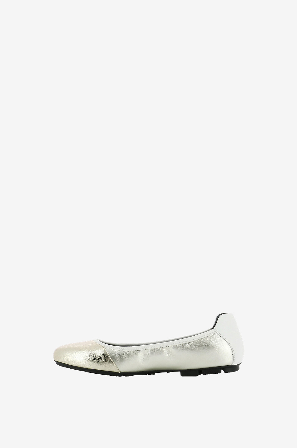 HOGAN Ballerines en cuir métallisé H511 Femme DORE 3