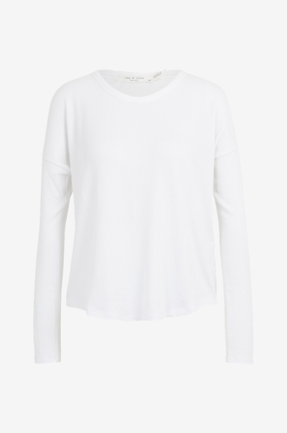 T-shirt manches longues col rond Hudson